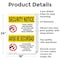 Signmission Knives Weapons Banned Bilingual OSHA Security Notice Sign, Aluminum, 18in W x 24in L, 2PK OS-2PACK-SN-A-1824-L-11555 - alternate 2